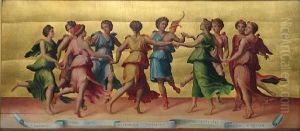 Dance Of Apollo With The Muses by Baldassare Peruzzi