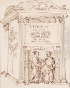 Study Of A Roman Tomb Study Of A Roman Tomb