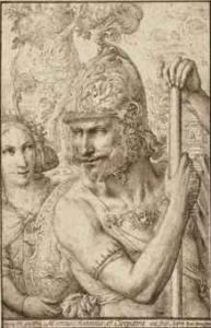 Anthony And Cleopatra by Domenico Peruzzini