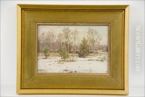 Talvimaisema - Vinterlandskap. by Konstantin Perwuchin