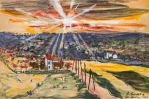 Landschaft by Anton Emanuel Peschka