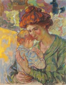 Mere A L'enfant by Jean Misceslas Peske