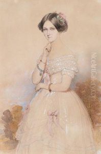 Bildnis Der Prinzessin Caroline Von Wasa by Emanuel Thomas Peter