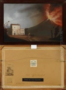 Eruzione Del 1835 Dall Ermitaggio by Lars Peter Salomon Schult