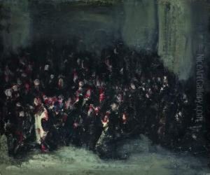 "la Foule" by Adolph Peterelle