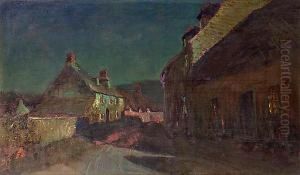 Round Lane, Dorset by Charles Rollo Peters