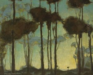 Light Beyond The Trees by Charles Rollo Peters