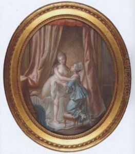 After The Bath by Jean Antoine Peters