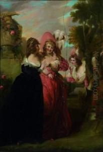 Hero, Ursula Et Beatrice by Matthew William Peters