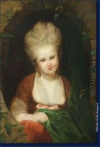 Jeune-femme A La Fenetre Jeune-femme A La Fenetre