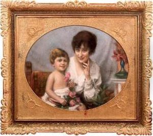 Portrait Of A Woman With Child