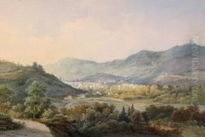 Blick Auf Wangen Im Allgau by Pieter Francis Peters