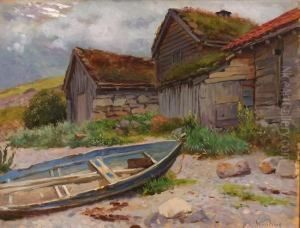 Robat Og Naust by Wilhelm Peters