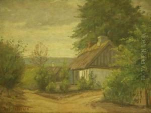 Cottage In Awood by Carl Petersen