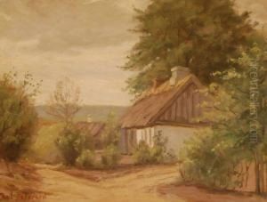 Oil On Board by Carl Petersen