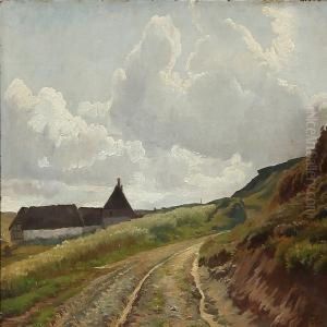 Danish Summer Landscape by Edvard Frederik Petersen