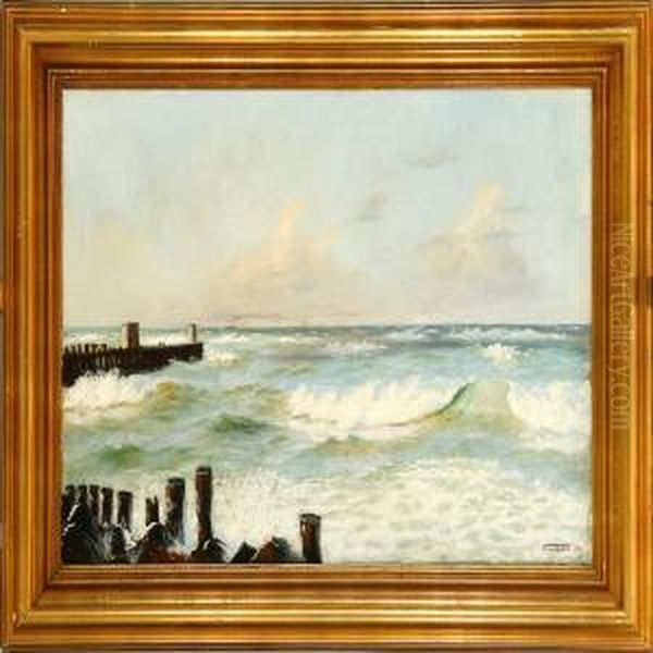 High Breakers Near Aharbour - view 1