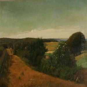 Fiord Scene by Julius Hans Henrik Petersen