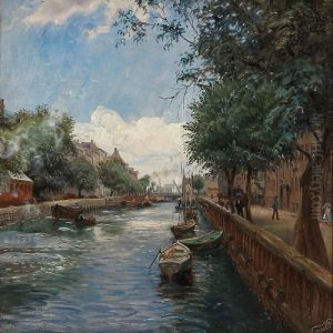 Summer Day At Christianshavn by Tom Petersen
