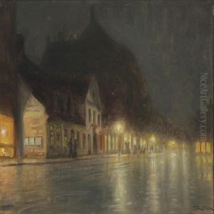 Aften I Smallegade by Tom Petersen