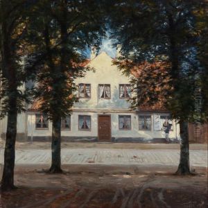 View From Marienlyst Castle Park Towards by Tom Petersen