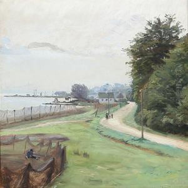 Summer Day At Humlebaek Habour - view 1