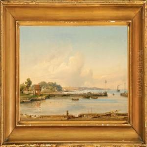 View Of A Humblebaek Harbour
