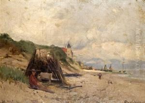 Am Strand by Heinrich Petersen-Angeln
