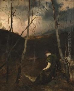 Autumn Evening by Eilif Peterssen
