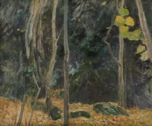 Interior Of A Landscape, Study by Eilif Peterssen
