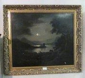 Castle By A Moonlit Lake