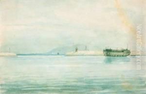 Entrance To The Harbour Of Kingstown, Bay Of Dublin Entrance To The Harbour Of Kingstown, Bay Of Dublin
