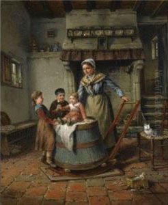 La Famille Heureuse by Charles Petit