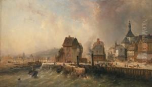 Vue Du Port De Honfleur