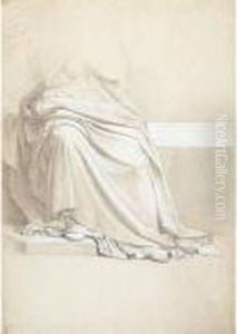 Etude De Drape by Savinien Fr. Charles Petit