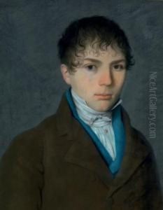 Portrait D'un Jeune Homme En Buste by Pierre Petitot
