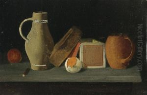 Jug, Book, Box And Mug