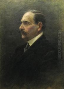 "portret De Barbat In Profil"
