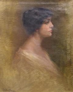 Woman Profile by Costin Petrescu