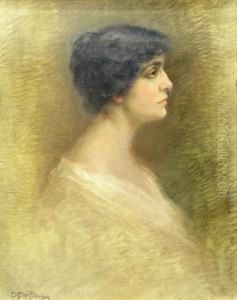 Woman Profile by Costin Petrescu-Dragoe