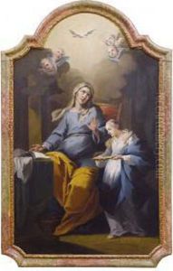 Educazione Della Vergine by Giuseppe Antonio Petrini