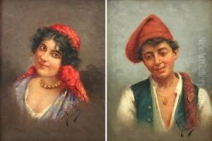 Portraits by Achille Petrocelli