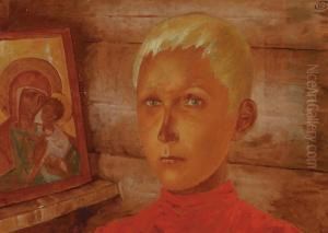 Vasya by Kuzma Sergievitch Petrov-Vodkin