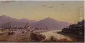 View Of A Town In The Caucauses by Vasily Petrovich Vereschagin