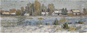 Winter Landscape by Piotr Ivanovich Petrovichev