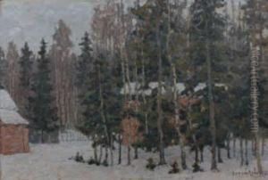 En Hiver Dans Les Bois by Piotr Ivanovich Petrovichev