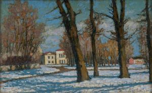 Amanor In Spring Sunshine by Piotr Ivanovich Petrovichev