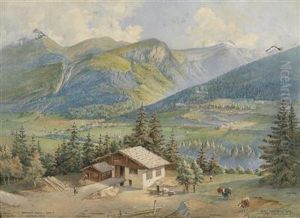 Die Umgebung Von Bad Gastein by Ladislaus Eugen Petrovits