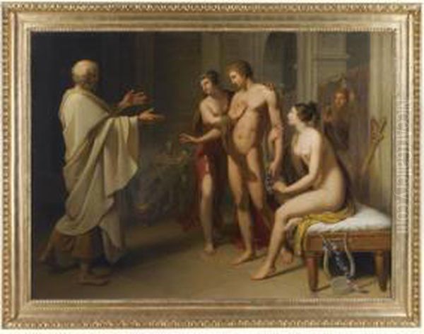 Socrates Reproaching Alcibiades - view 1