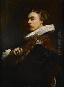 In The Costume Of The 17th Century by John Pettie